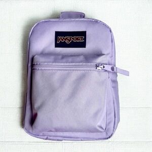 JanSport Big Break Insulated Lunch Bag Pastel Lilac Purple Soft-Sided Cooler NWT